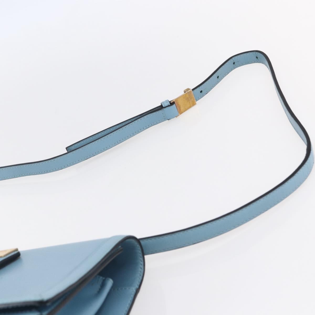 Loewe Barcelona Shoulder Bag Leather, BLUE, LEATHER, Shoulder bag