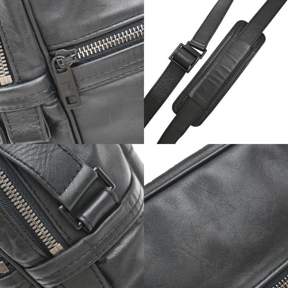 Louis Vuitton Clarkson Messenger Bag Monogram Differ Leather, BLACK, LEATHER, Shoulder bag