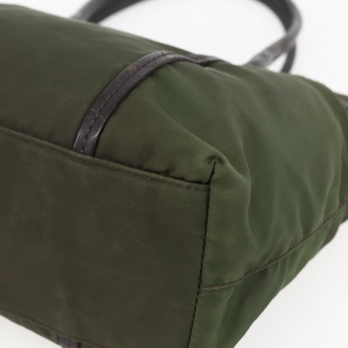 Prada Vintage Tote Tessuto, KHAKI, NYLON, Tote bag