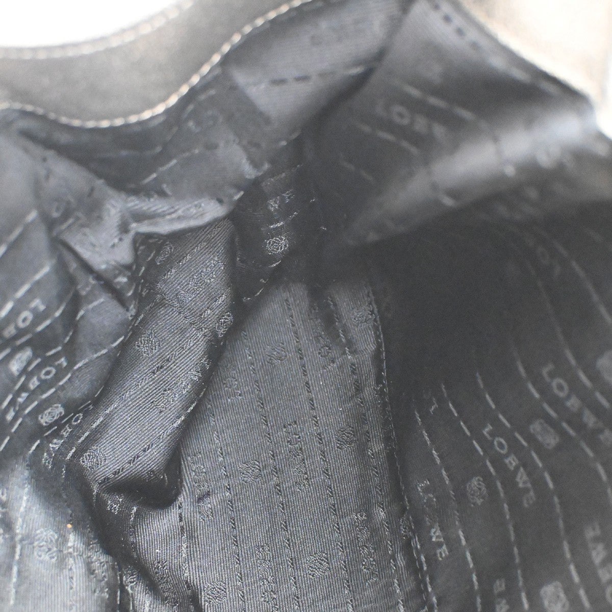 Loewe Anagram Tote Leather, GOLD, LEATHER, Tote bag