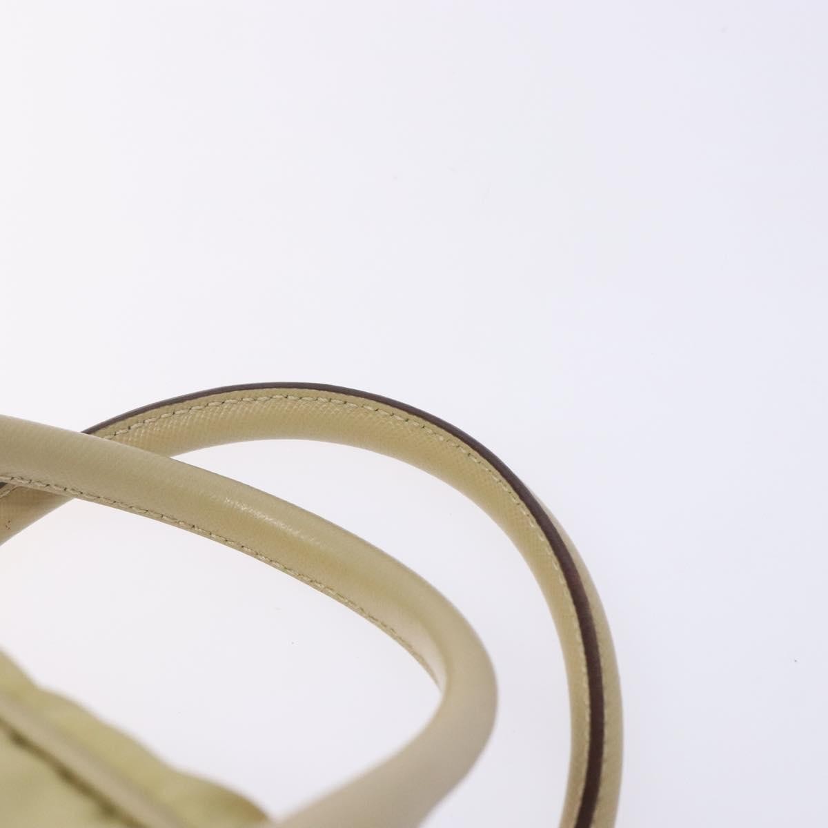 Prada Vintage Zip Handbag Tessuto, BEIGE, NYLON, Handbag