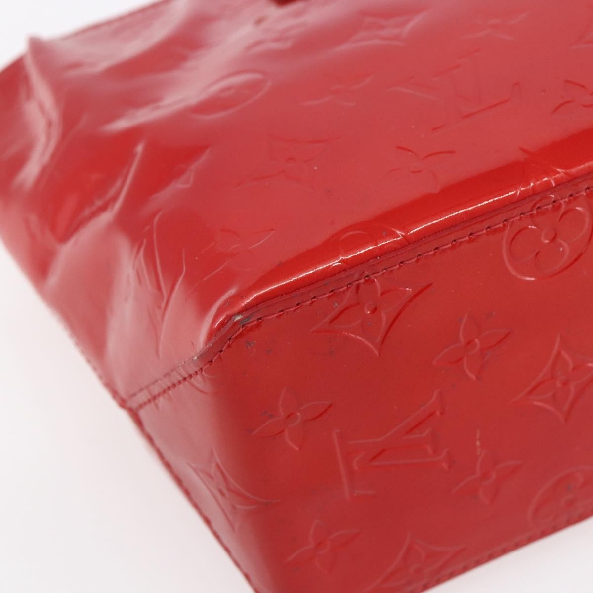 Louis Vuitton Reade Handbag Monogram Vernis, RED, PATENT_LEATHER, Handbag