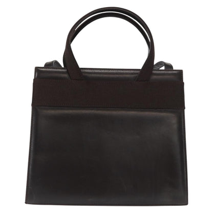 Salvatore Ferragamo Convertible Vara Bow Tote Leather, BROWN, LEATHER, Handbag