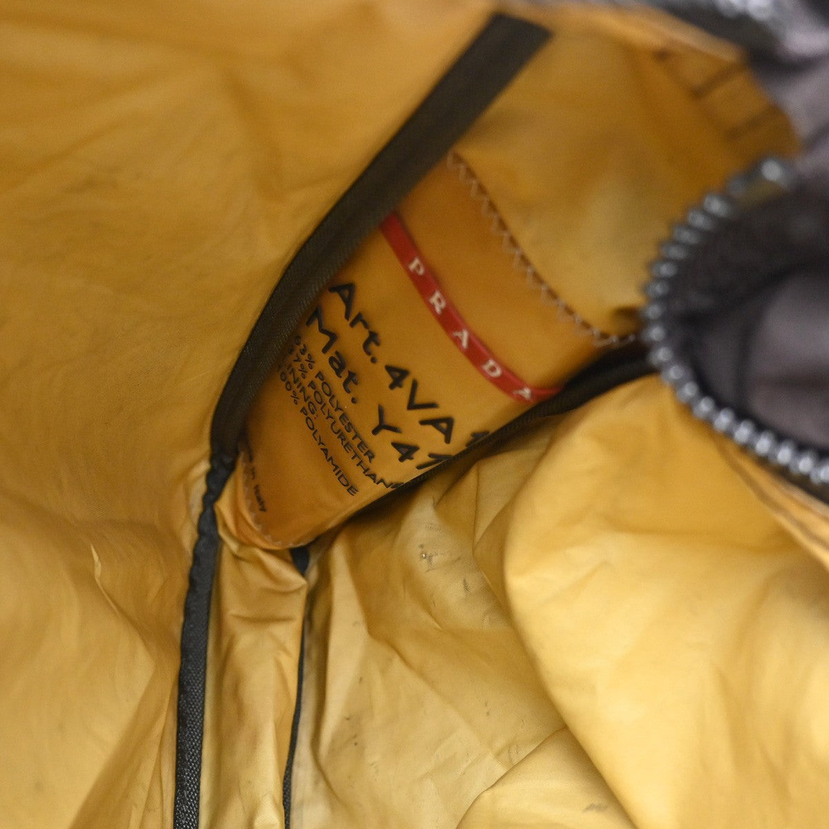 Prada Vintage Shoulder Bag Tessuto, BROWN, NYLON, Shoulder bag