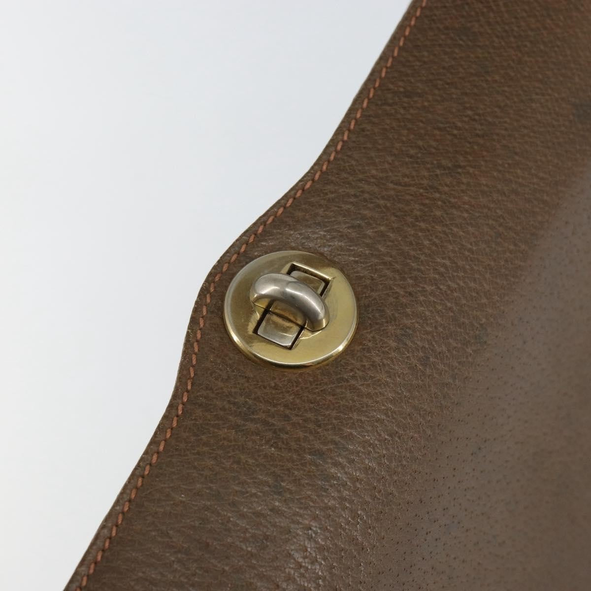 Gucci Vintage Shoulder Bag Leather, BROWN, LEATHER, Shoulder bag