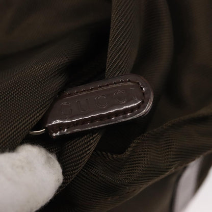 Gucci Bamboo tote bag Nylon, KHAKI, NYLON, Tote bag