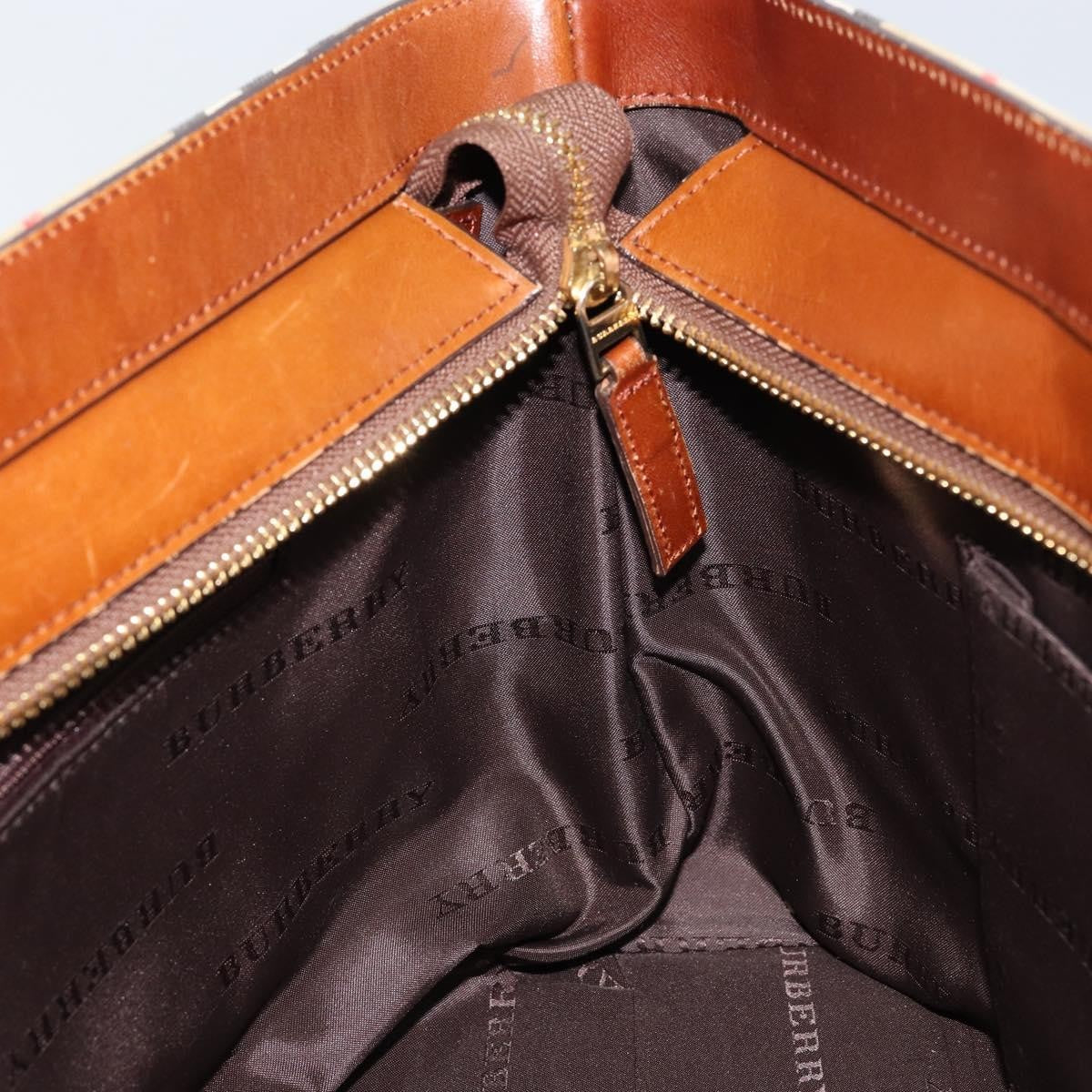 Burberry Nova Check Tote canvas check pattern, BEIGE, CANVAS, Tote bag