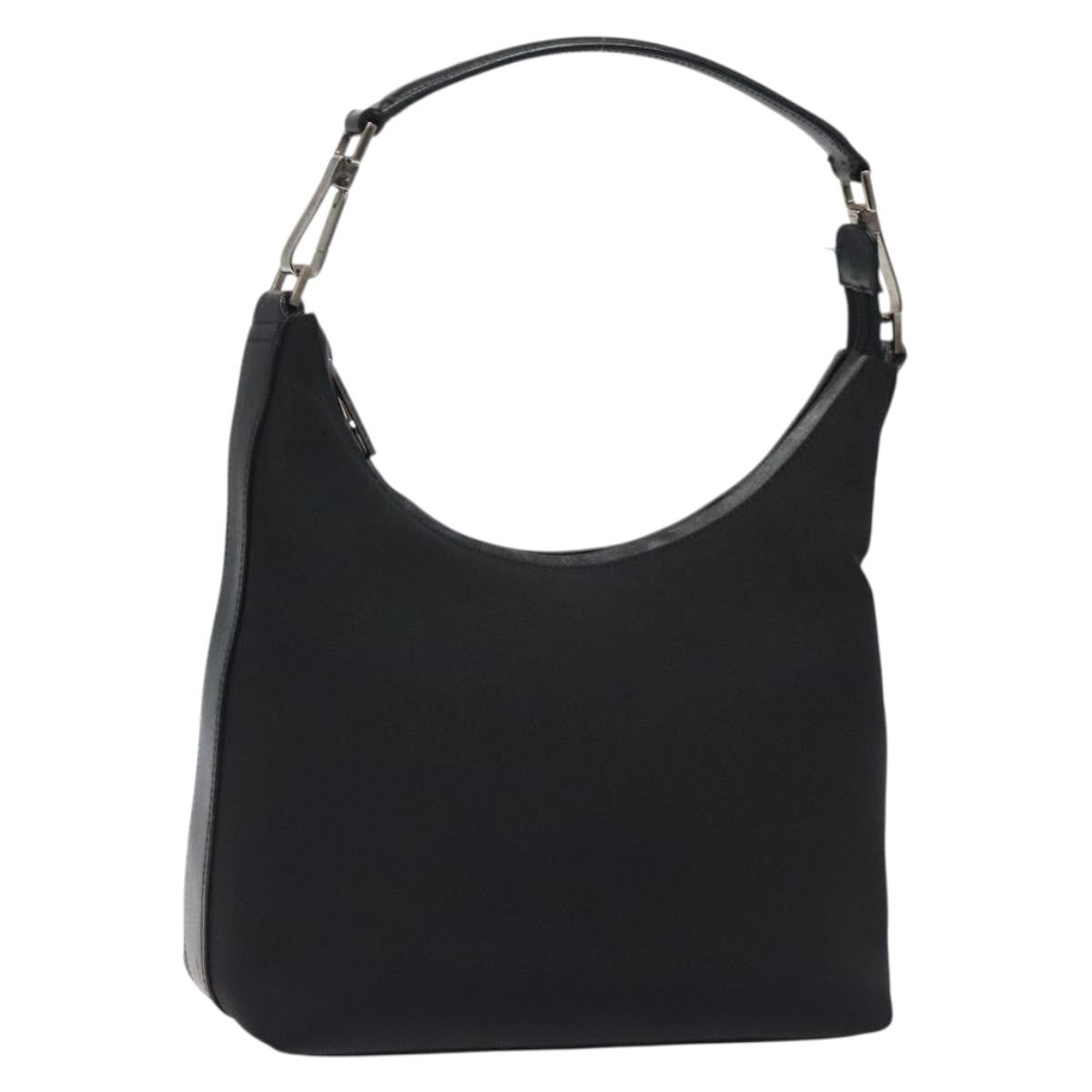 Gucci Zip Hobo Nylon, BLACK, NYLON, Shoulder bag