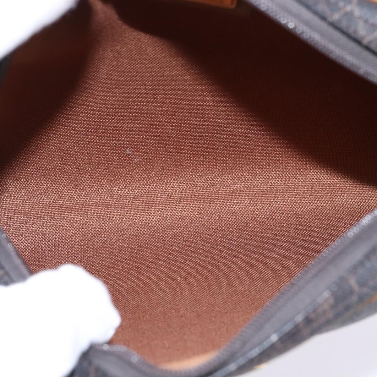 Christian Dior Vintage Honeycomb Shoulder Bag Canvas, BLACK, CANVAS, Shoulder bag