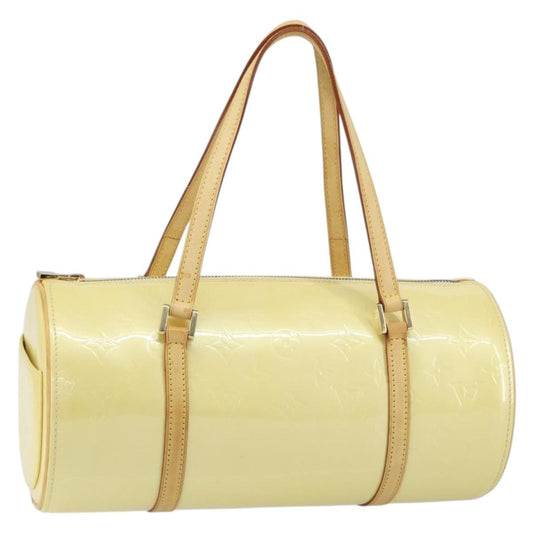 Louis Vuitton Bedford Handbag Monogram Vernis, BEIGE, PATENT_LEATHER, Handbag