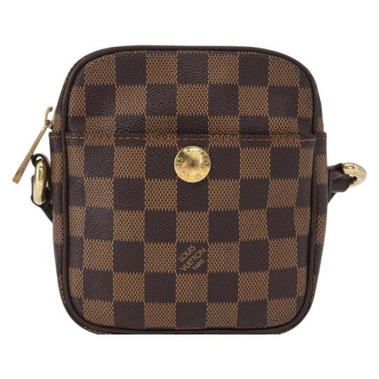 Louis Vuitton Rift Handbag Damier, BROWN, CANVAS, Shoulder bag