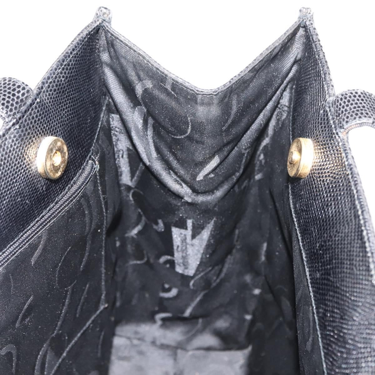 Salvatore Ferragamo Vala tote Leather, BLACK, LEATHER, Tote bag