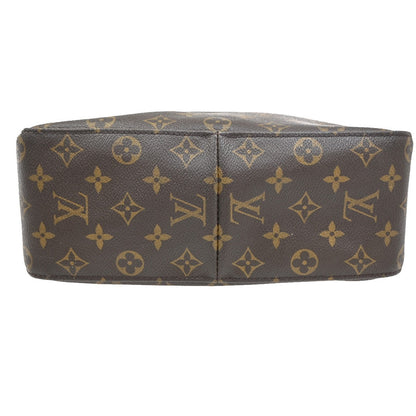 Louis Vuitton Looping Handbag Monogram Canvas, BROWN, CANVAS, Shoulder bag