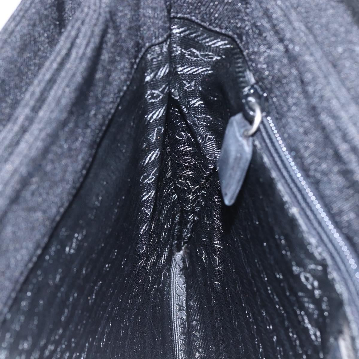 Prada Vintage Handbag Cotton, BLACK, COTTON, Handbag