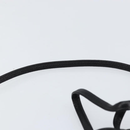 Christian Dior Vintage Shoulder Bag Leather, BLACK, LEATHER, Shoulder bag