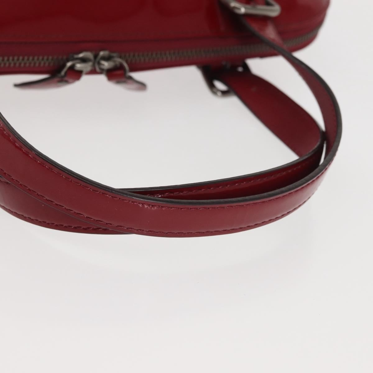 Burberry Vintage Handbag Patent leather, RED, PATENT_LEATHER, Handbag