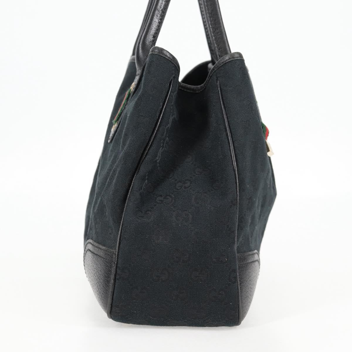 Gucci Princy Tote GG Coated Canvas, BLACK, CANVAS, Tote bag