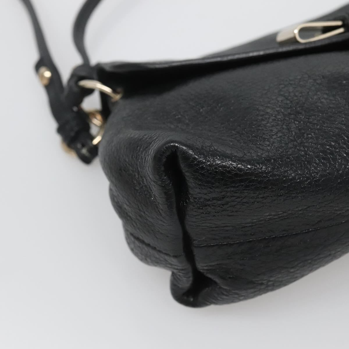 Chloe Lily Handbag Leather, BLACK, LEATHER, Handbag