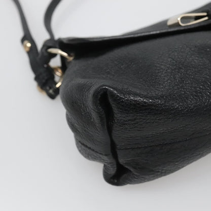 Chloe Lily Handbag Leather, BLACK, LEATHER, Handbag