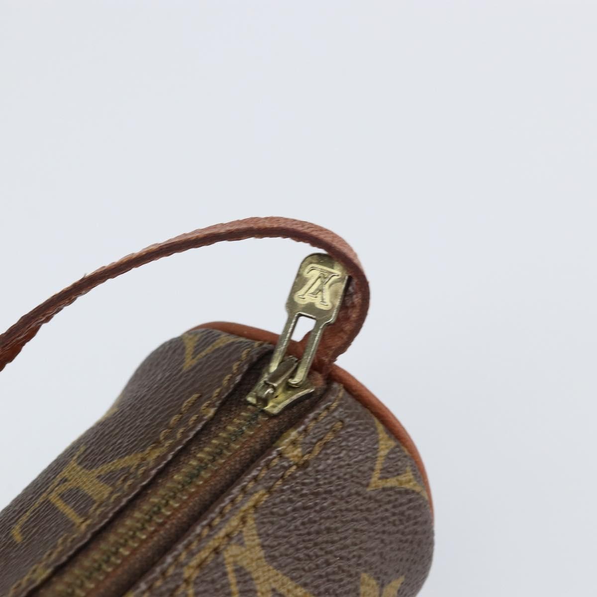 Louis Vuitton Papillon Pochette Monogram Canvas, BROWN, CANVAS, Clutche & pouche