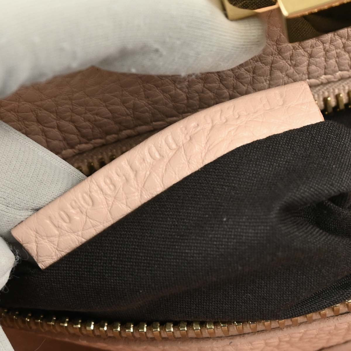 Fendi Selleria Peekaboo Bag Rigid Leather, BLUE, LEATHER, Handbag