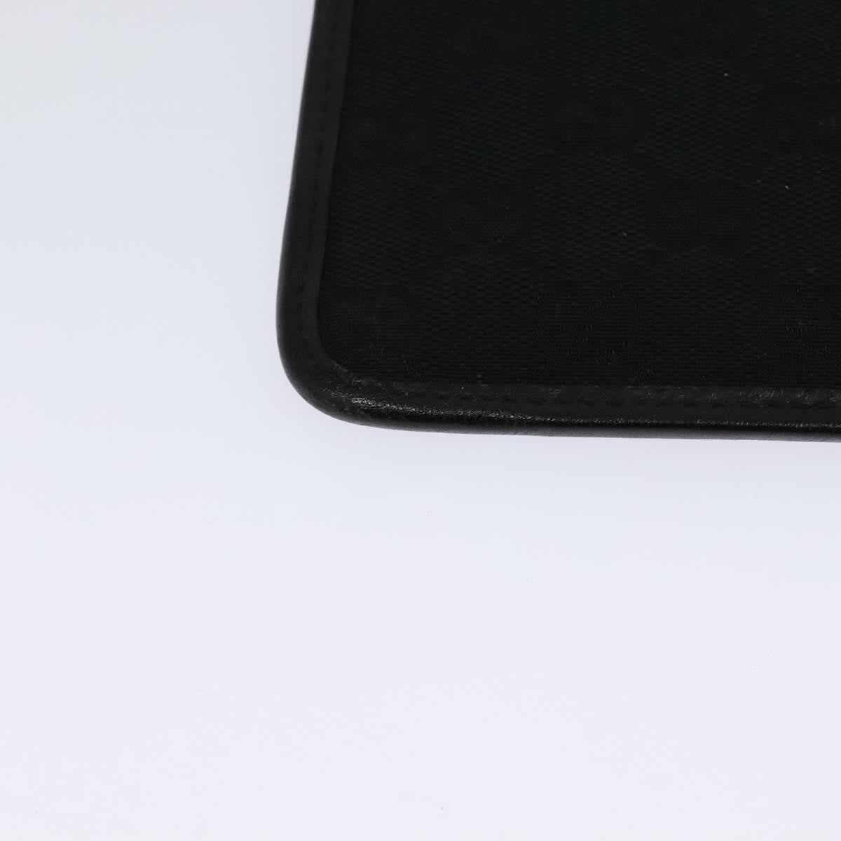 Gucci Front Pocket Messenger Canvas, BLACK, CANVAS, Shoulder bag