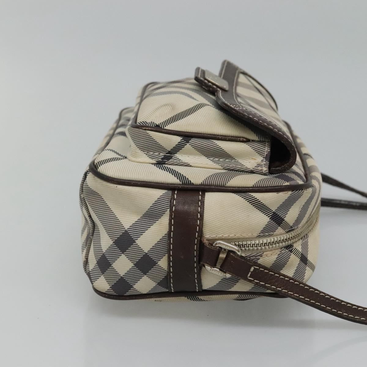 Burberry Nova Check Blue Label Nylon, BEIGE, NYLON, Shoulder bag