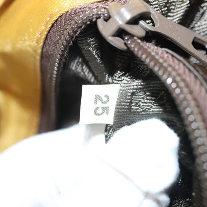 Prada Metal Handles Tote Tessuto, YELLOW, NYLON, Tote bag