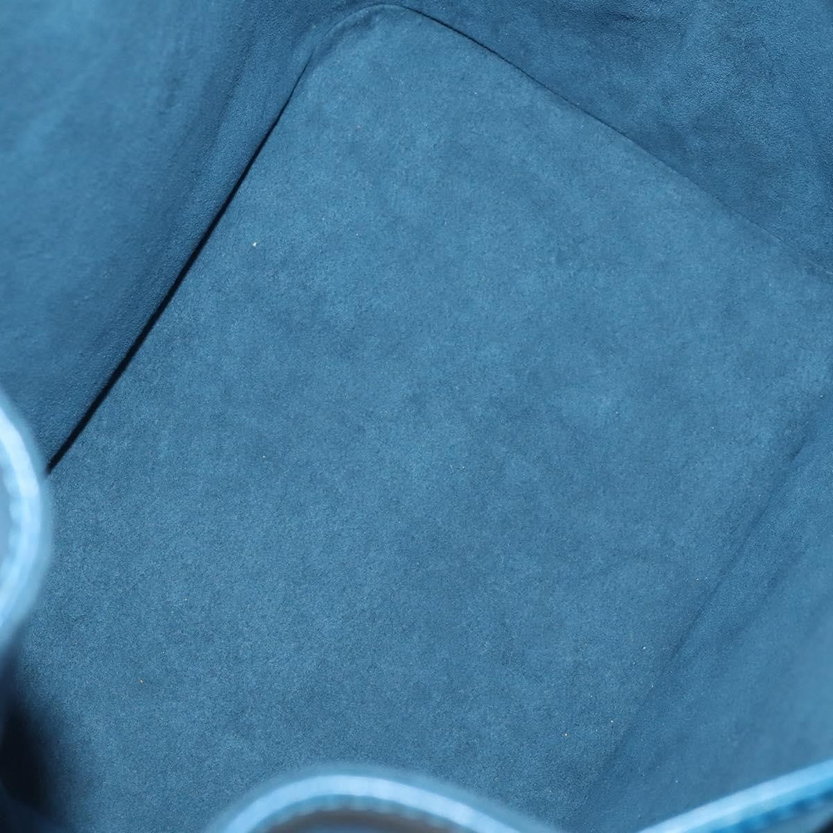 Louis Vuitton Petit Noe Handbag Epi Leather, BLUE, LEATHER, Shoulder bag