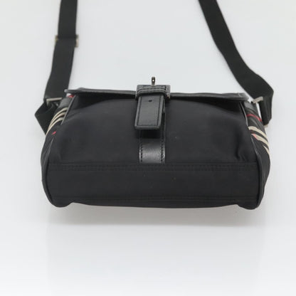 Burberry Vintage Crossbody Bag Nylon, BLACK, NYLON, Shoulder bag