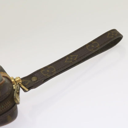 Louis Vuitton Marly Dragonne Clutch Monogram Canvas, BROWN, CANVAS, Clutche & pouche