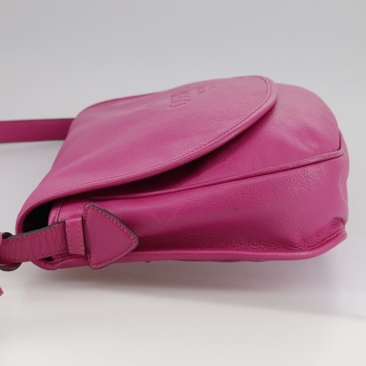 Loewe Heritage Messenger Leather, PINK, LEATHER, Shoulder bag