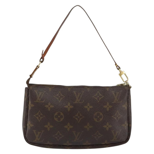 Louis Vuitton Pochette Accessoires NM Monogram Canvas, BROWN, CANVAS, Clutche & pouche