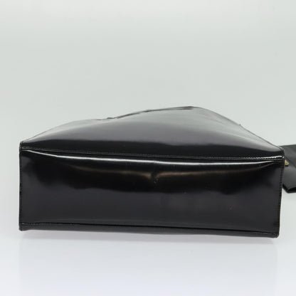 Salvatore Ferragamo Shopper Tote Leather, BLACK, PATENT_LEATHER, Tote bag