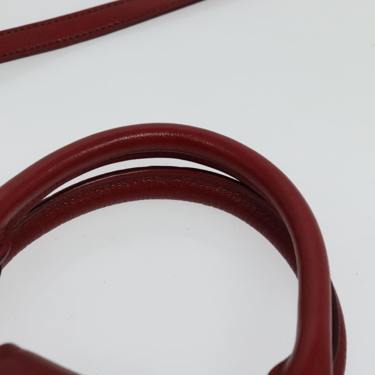 Miu Miu Madras Convertible Lock Tote Leather, RED, LEATHER, Handbag