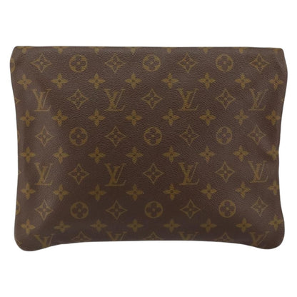 Louis Vuitton Vintage Document Holder Monogram Canvas, BROWN, CANVAS, Clutche & pouche