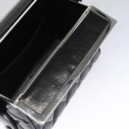 Chanel Vintage Vanity Case Patent, BLACK, PATENT_LEATHER, Toiletry Case