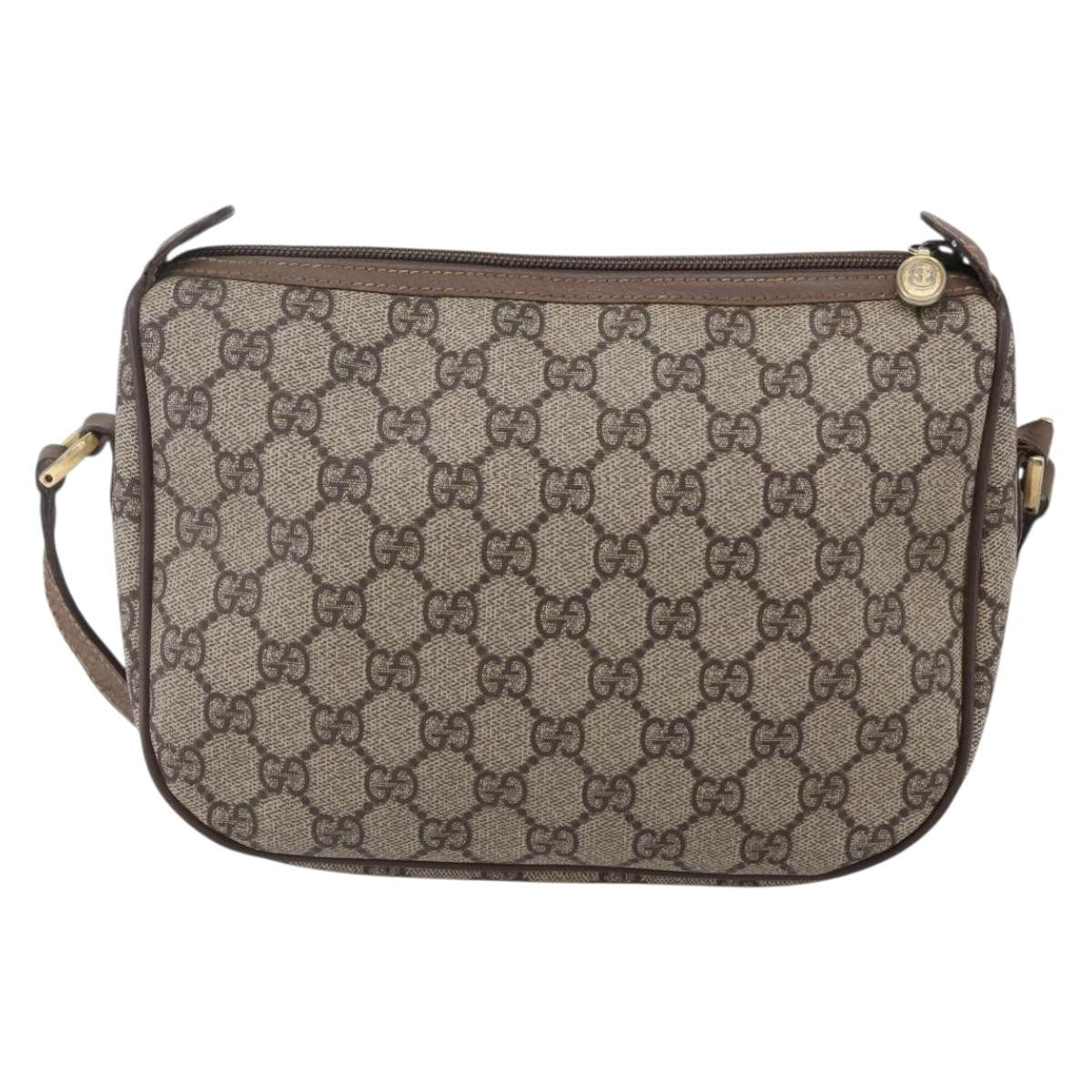 Gucci Vintage Web Crossbody Bag GG Canvas, BEIGE, CANVAS, Shoulder bag