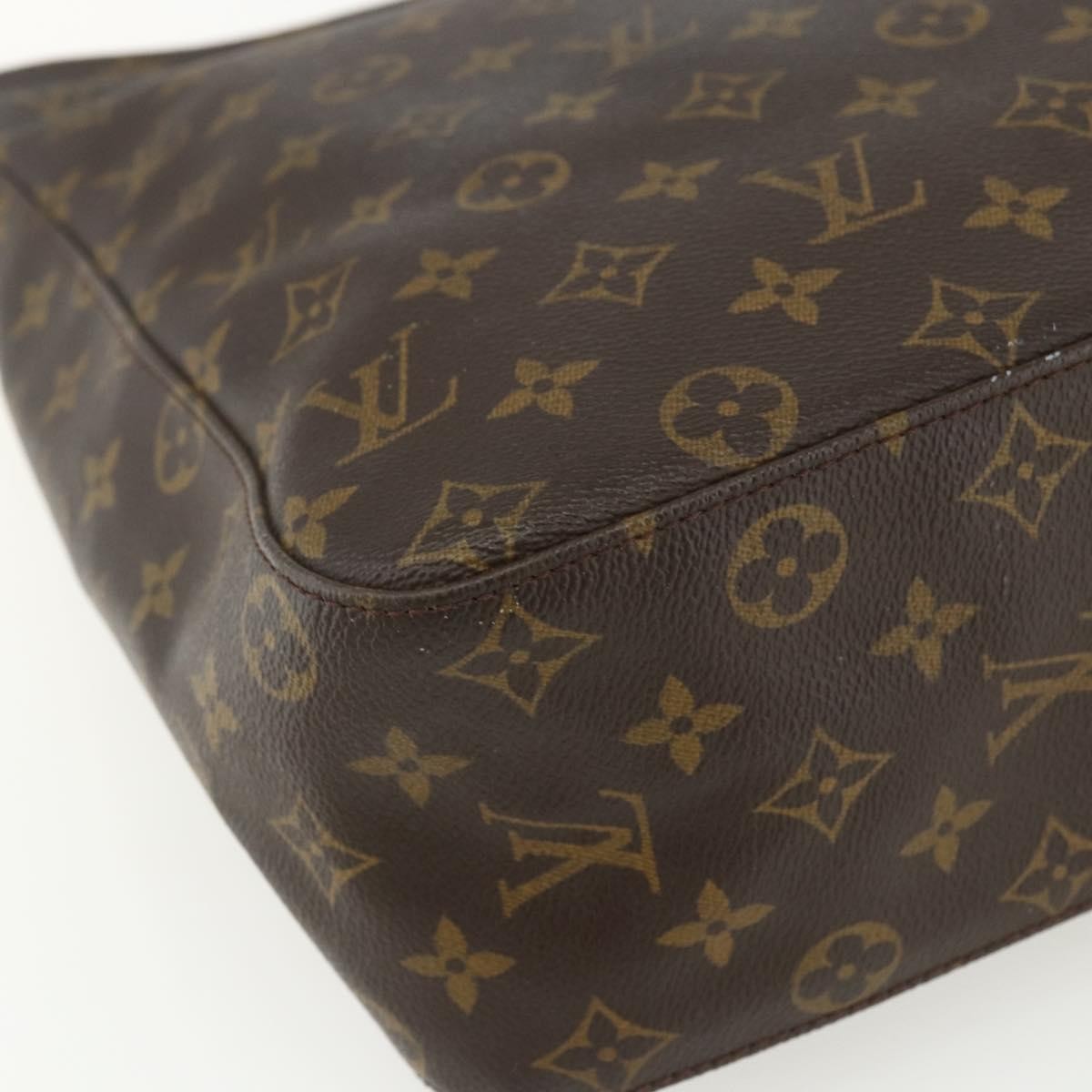 Louis Vuitton Looping Handbag Monogram Canvas, BROWN, CANVAS, Shoulder bag