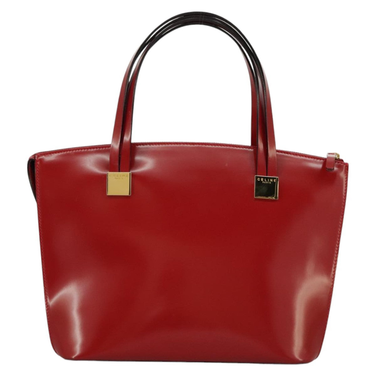 Celine Handbag Patent leather, RED, PATENT_LEATHER, Handbag