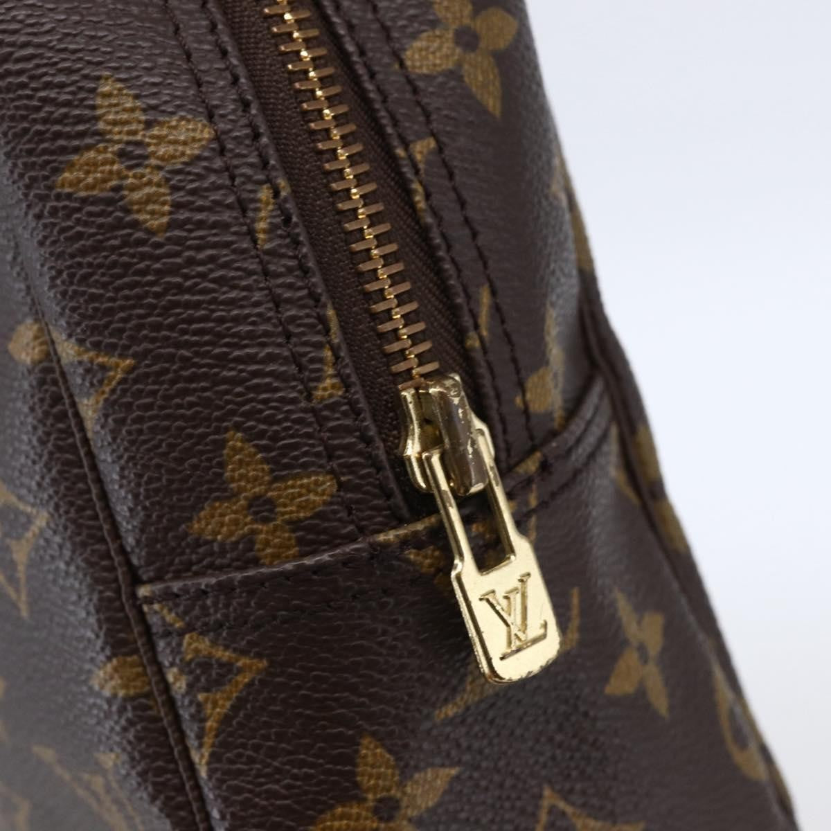 Louis Vuitton Trousse Toilette Monogram Canvas, BROWN, CANVAS, Clutche & pouche