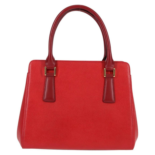 Burberry Vintage Handbag Leather, RED, LEATHER, Handbag