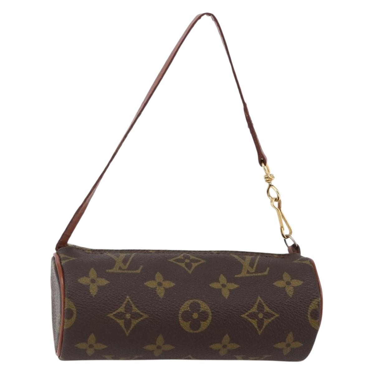 Louis Vuitton Papillon Pochette Monogram Canvas, BROWN, CANVAS, Handbag