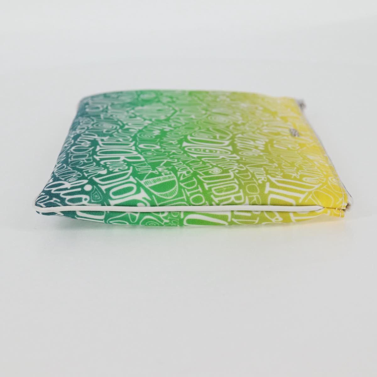 Christian Dior Pouch Stussy Nylon, YELLOW, NYLON, Clutche & pouche