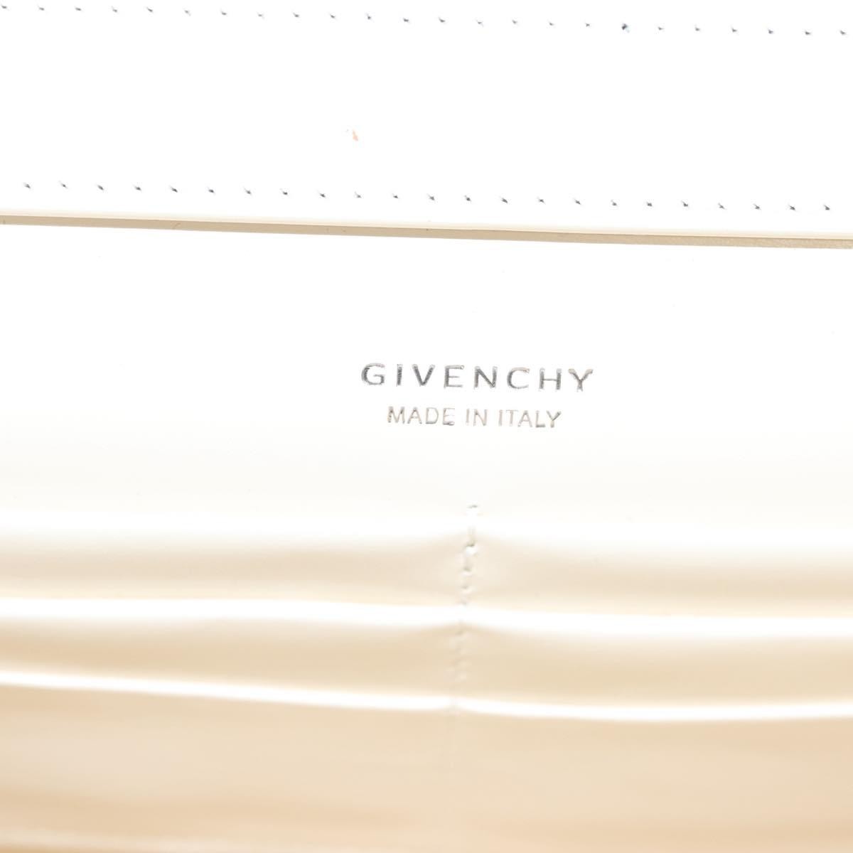 Givenchy 4G Chain Crossbody Bag Leather, WHITE, LEATHER, Crossbody bag