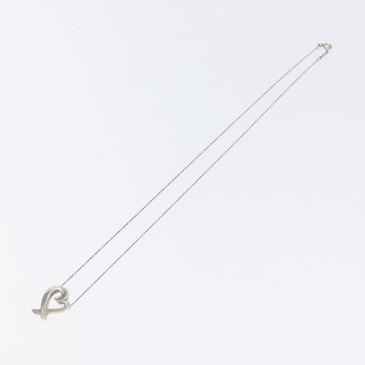 Tiffany & Co. Paloma Picasso Loving Heart Pendant Necklace Silver 925, SILVER, SILVER, Necklace