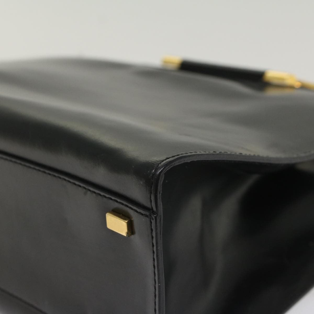 Celine Handbag Leather, BLACK, LEATHER, Handbag