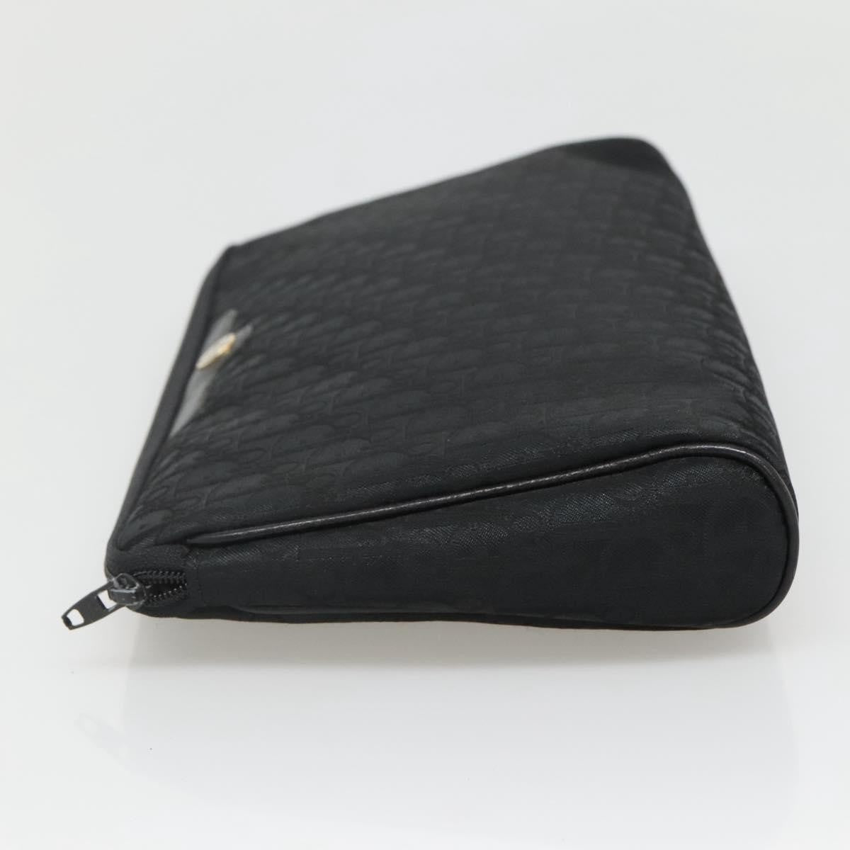Christian Dior Trotter pouch Diorissimo Canvas, BLACK, CANVAS, Clutche & pouche