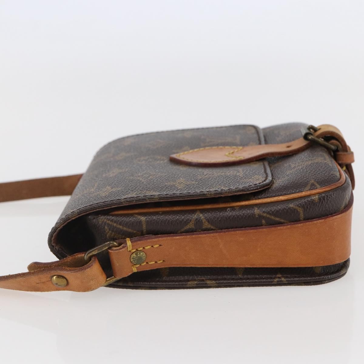 Louis Vuitton Cartouchiere Handbag Monogram Canvas, BROWN, CANVAS, Shoulder bag