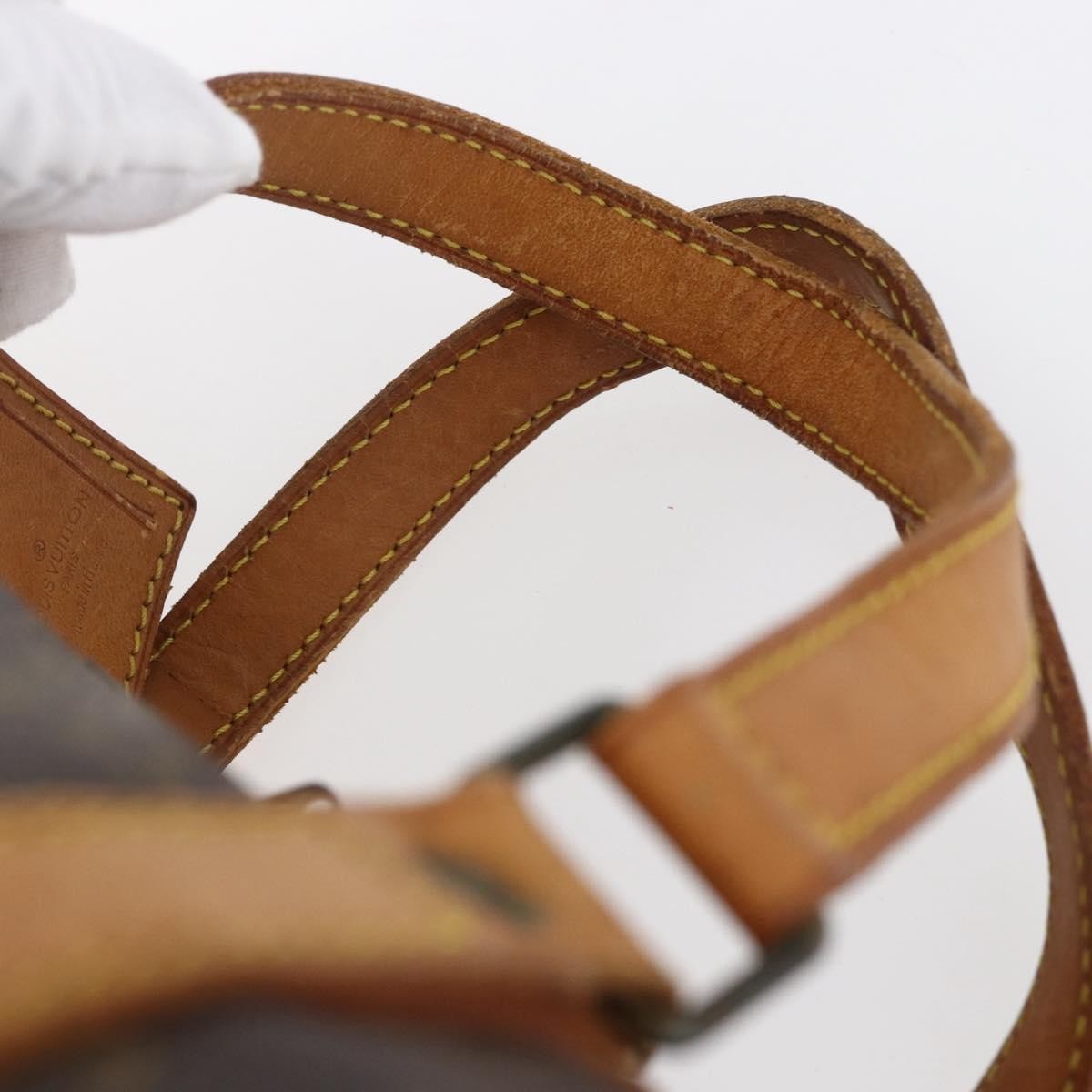 Louis Vuitton Sac Souple Handbag Monogram Canvas, BROWN, CANVAS, Travel bag